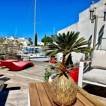 Appartamento My Marina 70 M2, 2 Chambres, Terrasse 50 M2, Vue Port, Parking Privé *